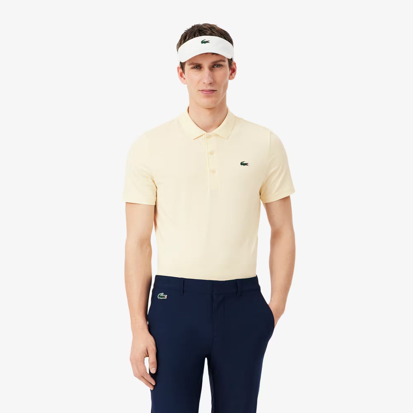 Polo de golf extensible ultra-respirant