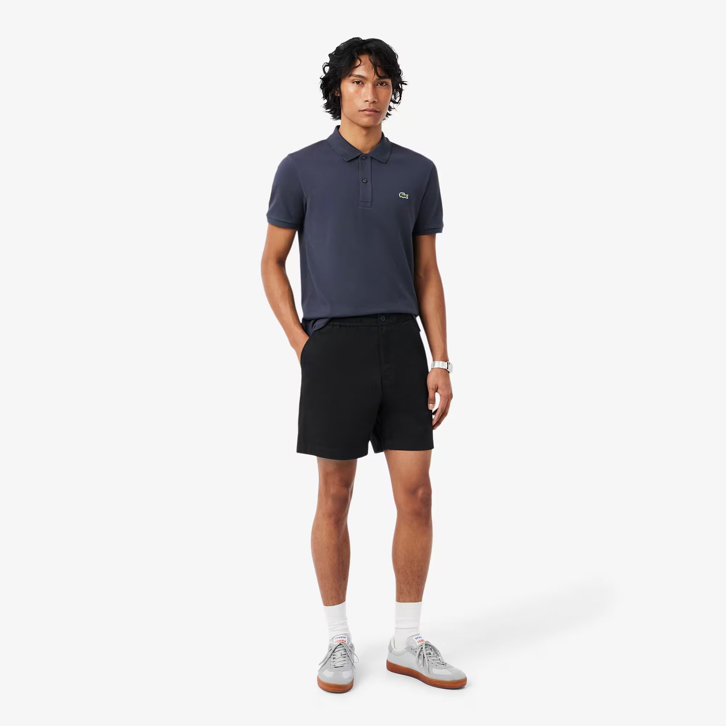 Regular Fit Stretch Cotton Shorts