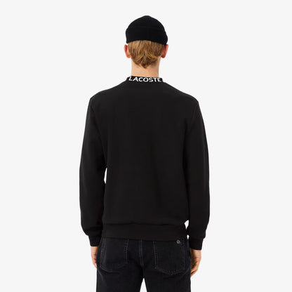 Sweat-shirt en jersey jacquard de marque