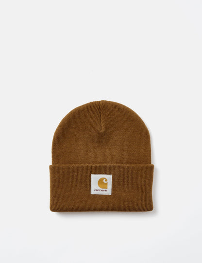 Short Watch Beanie Hat - Hamilton Brown