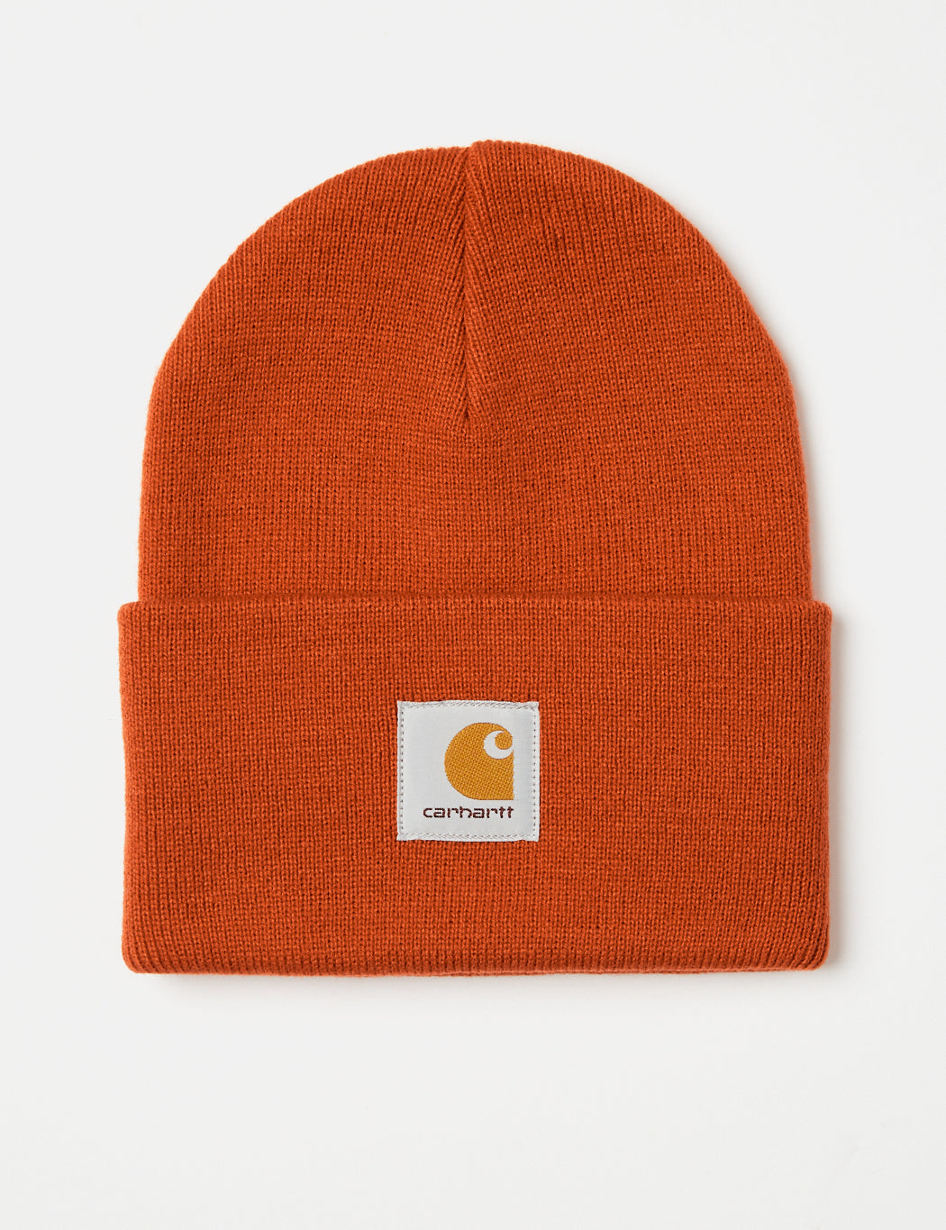 Bonnet tricoté - Orange brique