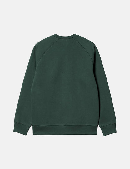 Sweat-shirt Chase - Vert Genévrier