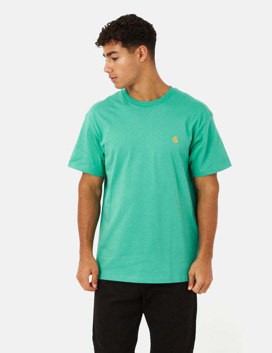 T-shirt Chase (ample) - Vert sarcelle