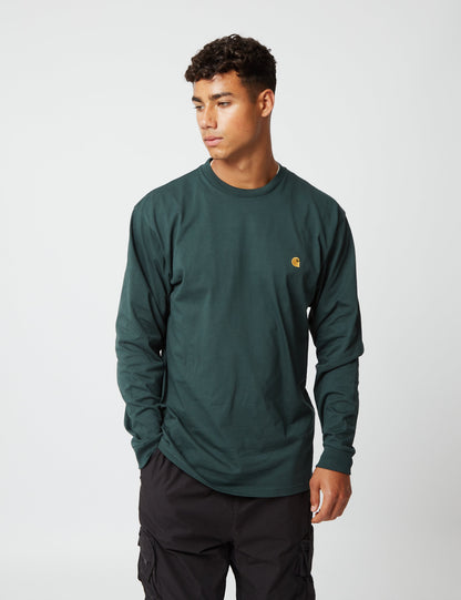 Chase Longsleeve T-Shirt - Juniper Green