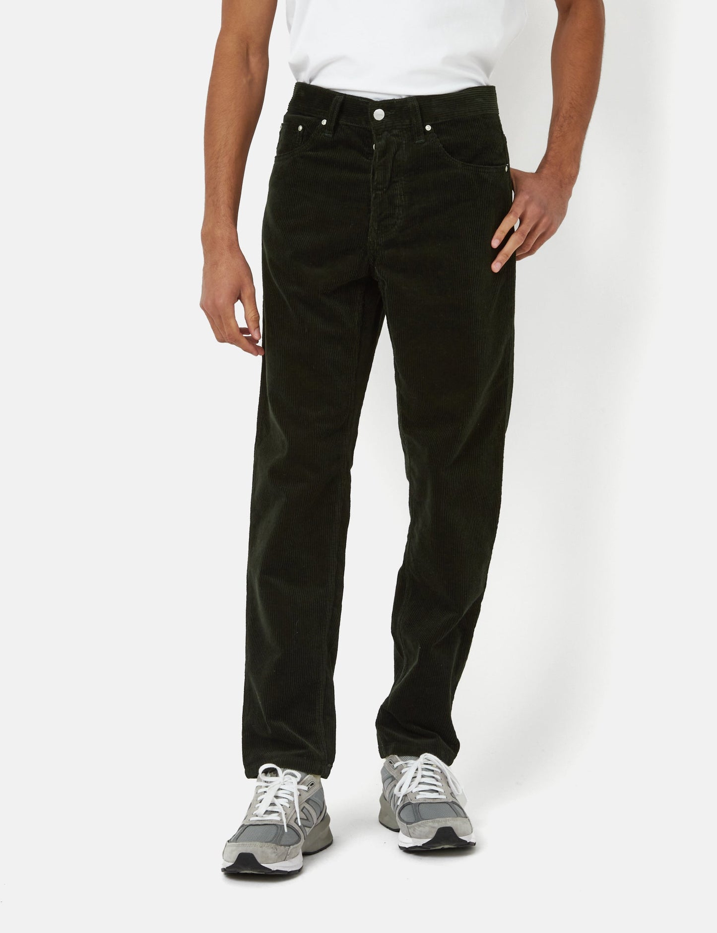Newel Cordhose (Relaxed) - Dark Cedar Green