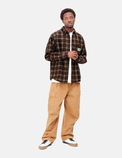 Chemise en velours côtelé Flint (motif Wiley à carreaux) - Hamilton Brown