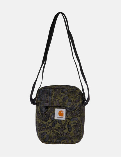 Flint Umhängetasche (Paisley-Muster) – Pflanzengrün