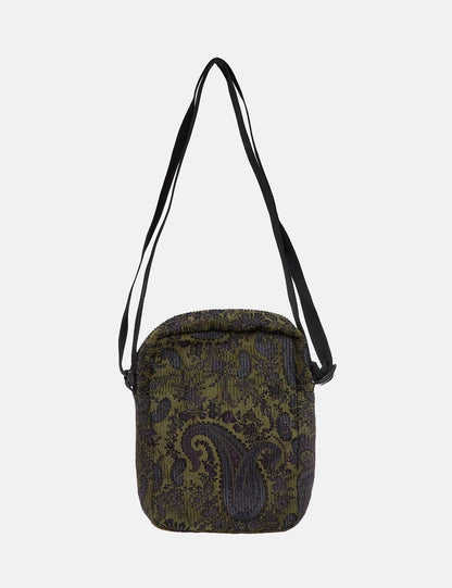 Flint Umhängetasche (Paisley-Muster) – Pflanzengrün