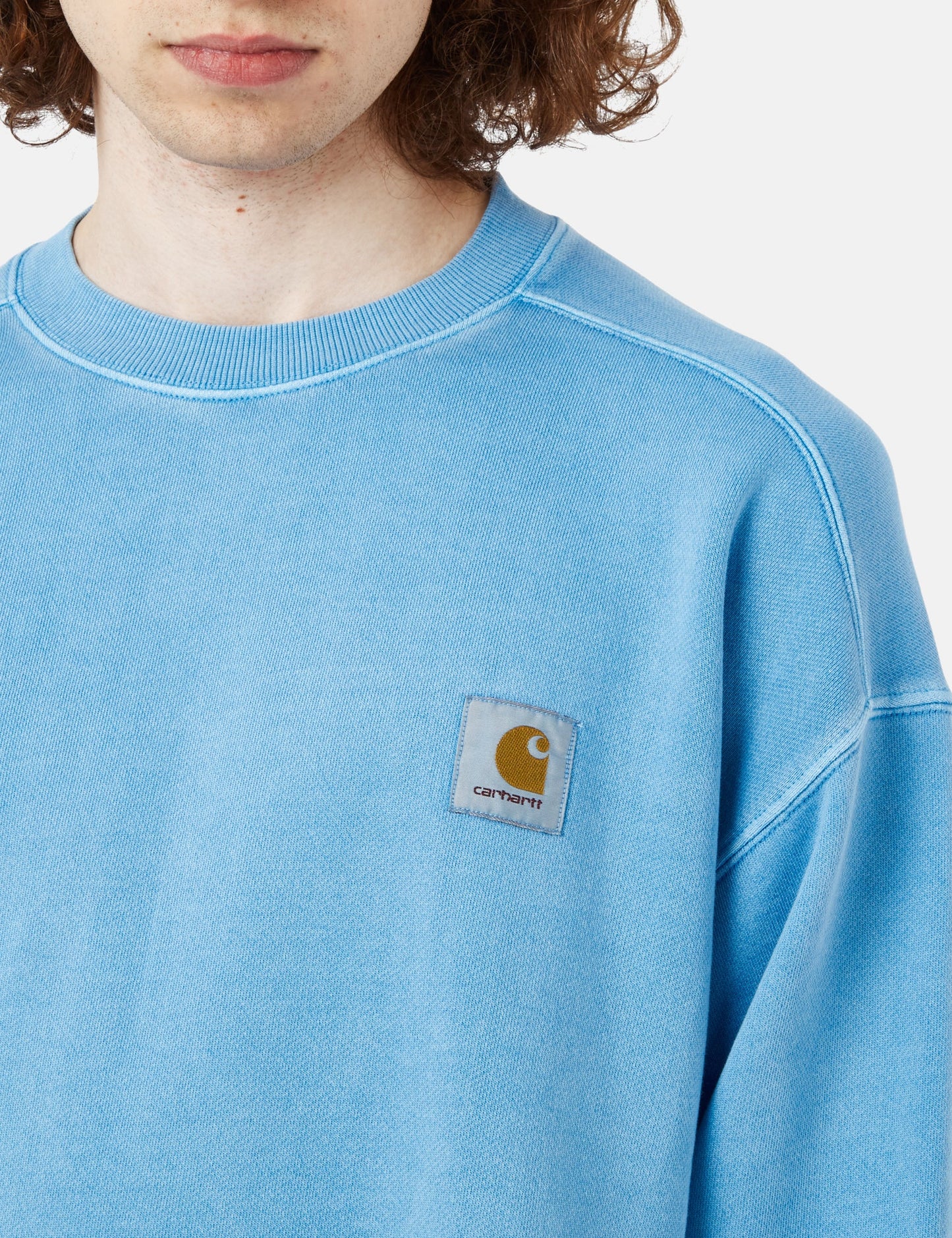 Sweat-shirt Nelson - Bleu piscine