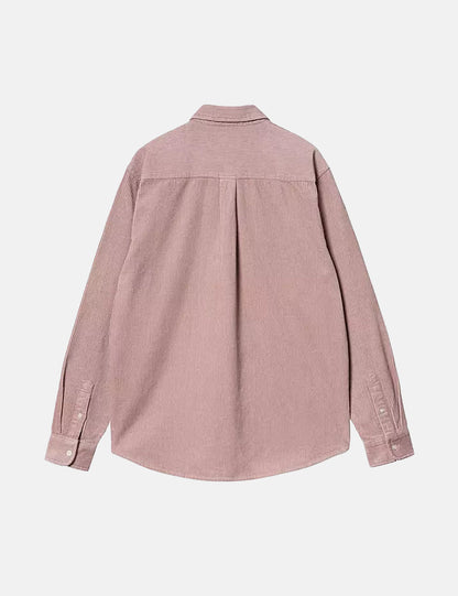 Chemise Madison (Fine Cord) - Rose clair