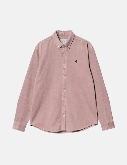 Chemise Madison (Fine Cord) - Rose clair