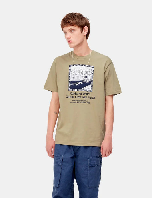 T-shirt Steamroller - Marron Ammonite