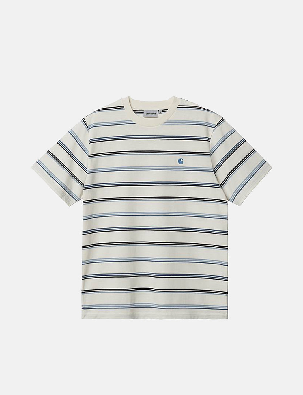 T-shirt Vonn à rayures - Wax/Storm Blue
