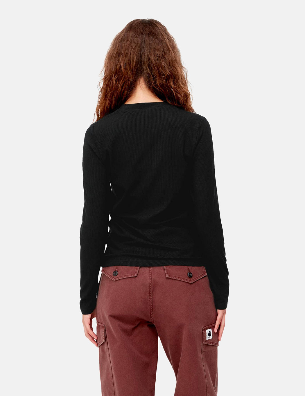 Damen Langarm-T-Shirt Seri – Schwarz
