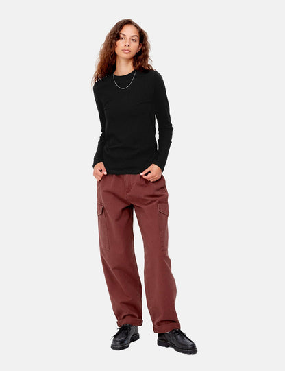 Damen Langarm-T-Shirt Seri – Schwarz