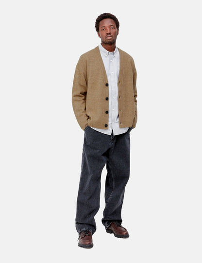Albion Cardigan – Jasper Camel Heather