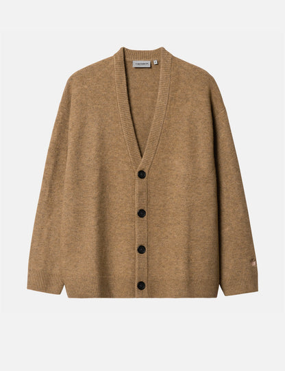 Albion Cardigan – Jasper Camel Heather
