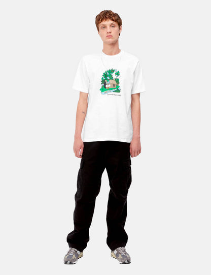 Kabinen-T-Shirt – Weiß