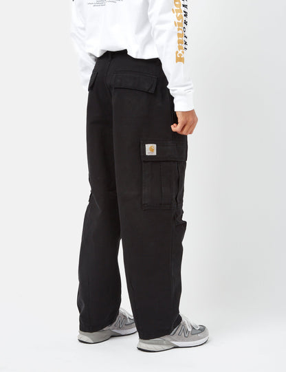 Pantalon cargo Cole - Noir Rincé