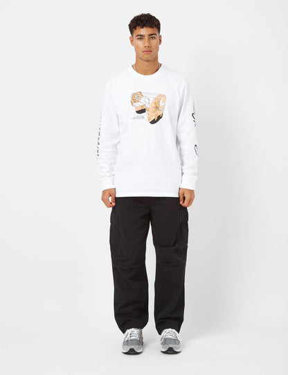 Pantalon cargo Cole - Noir Rincé