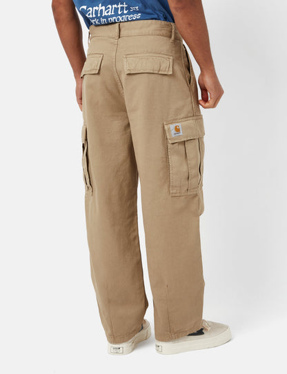 Pantalon Cargo Cole (Coupe décontractée) - Marron Cuir