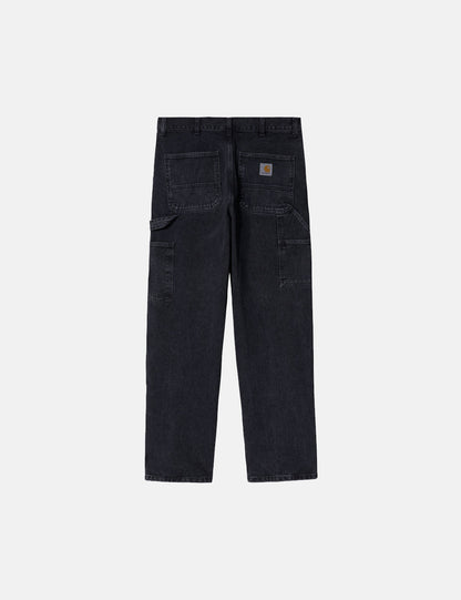 Single Knee Denim Pant (Relaxed) – Schwarz