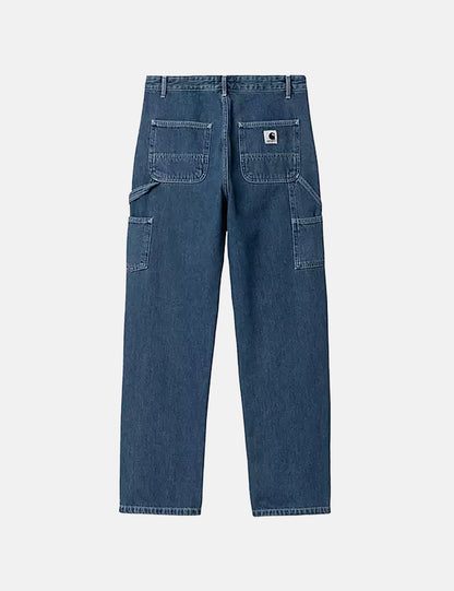 Womens Pierce Pant (Straight) - Heavy Stone Wash Blue
