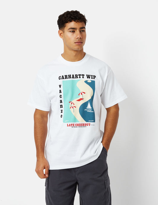 T-shirt Vacanze (biologique) - Blanc