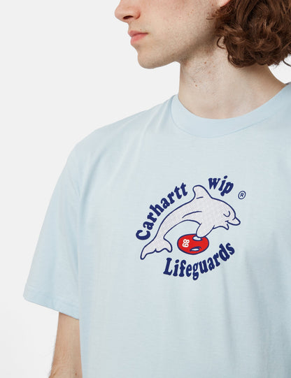 T-shirt Maître Nageur (Bio) - Bleu Icare