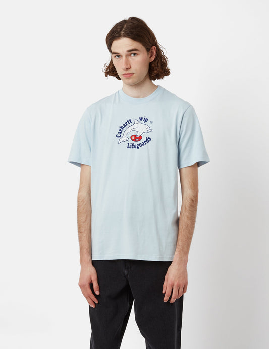 T-shirt Maître Nageur (Bio) - Bleu Icare