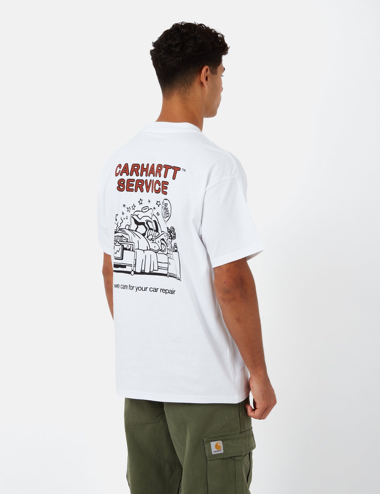 Auto-Reparatur T-Shirt (Bio) - Weiß