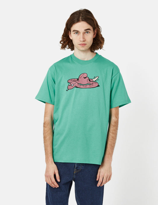 T-shirt Serpent (Bio) - Vert Aqua