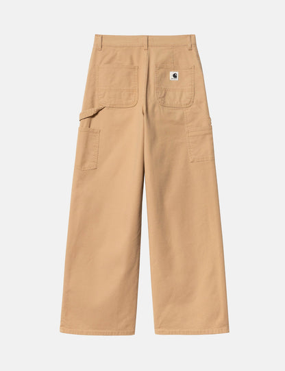 Pantalon Jean Femme - Marron H Poussière Délavé