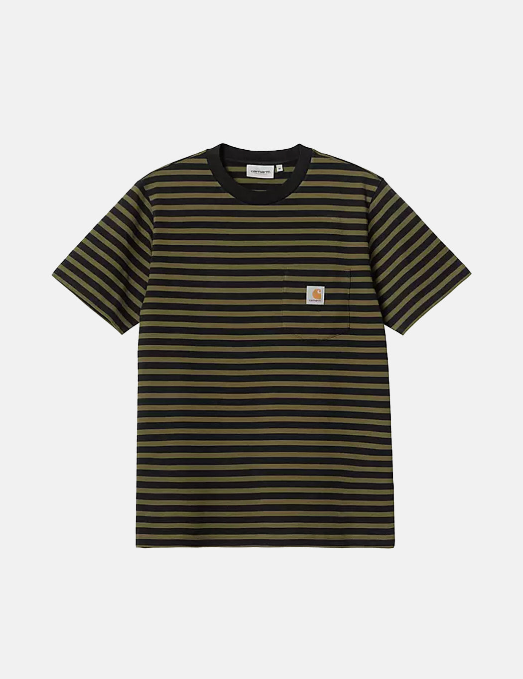 T-shirt Seidler Pocket (Seidler Stripe) - Vert Highland/Noir