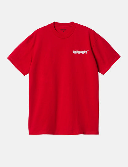 Fast Food T-Shirt (Loose) - Samba/Weiß