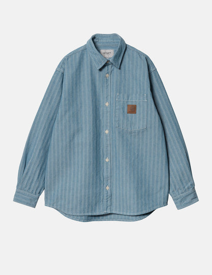 Menard Over Shirt - Blue Rinsed