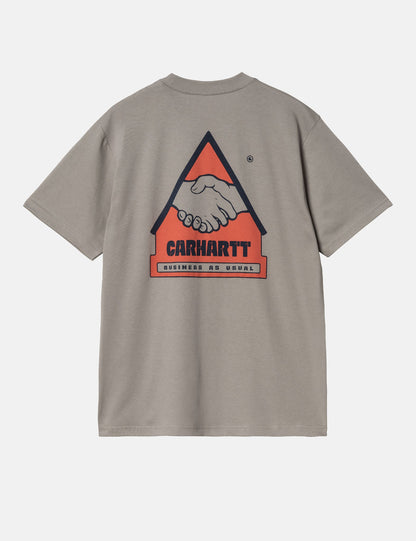T-shirt Trade - Gris brumeux