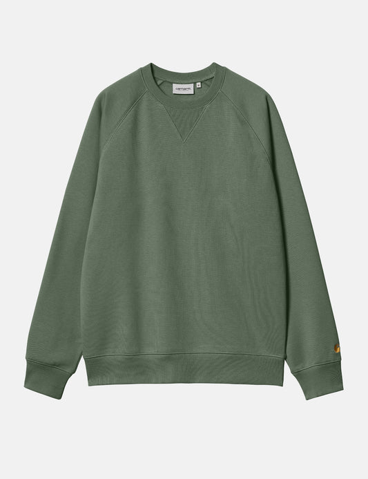 Sweat-shirt Chase - Vert canard