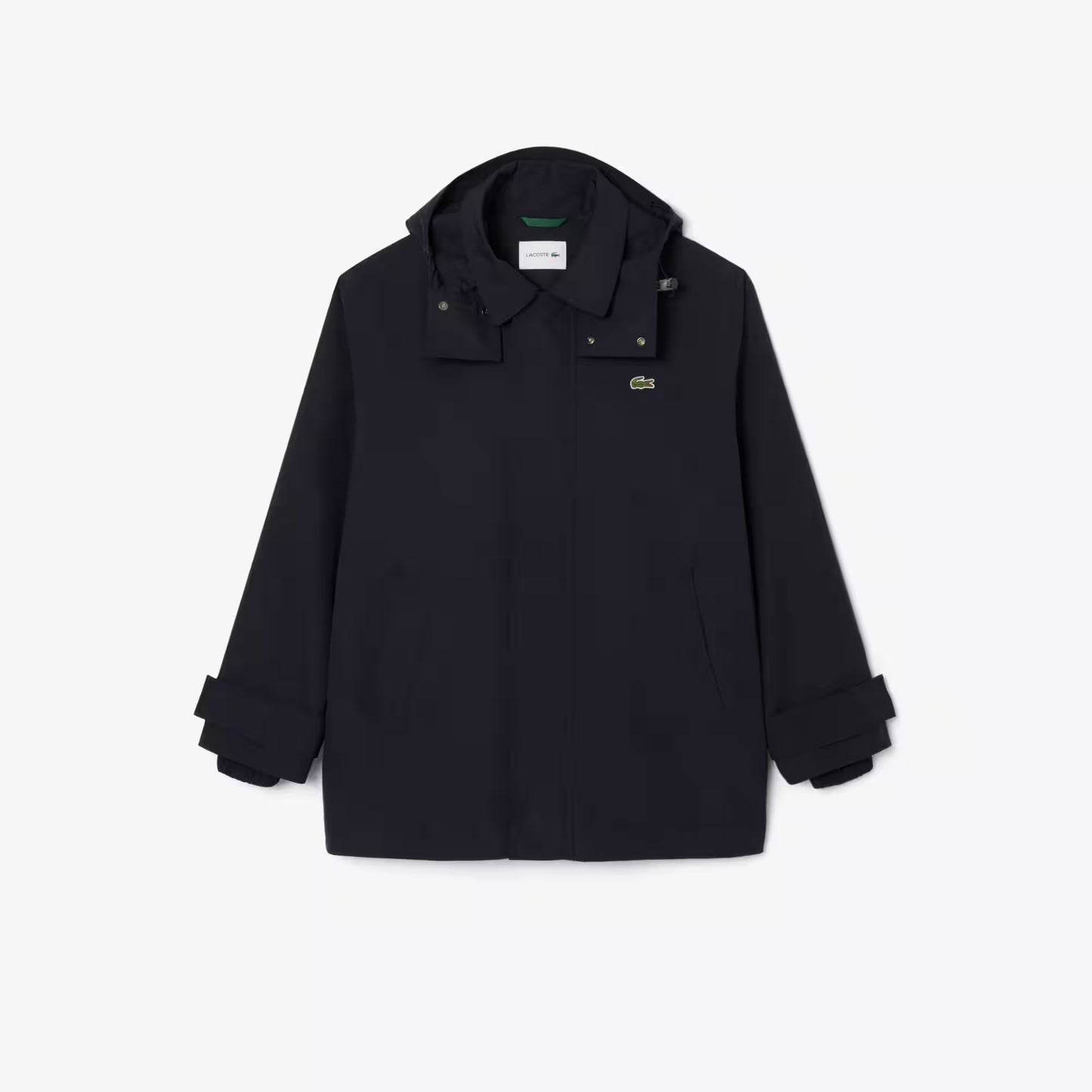 Parka mi-longue à capuche déperlante