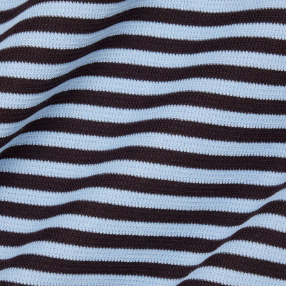Textured Striped Cotton T-shirt