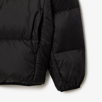Kurze wasserabweisende Kapuzen-Steppjacke