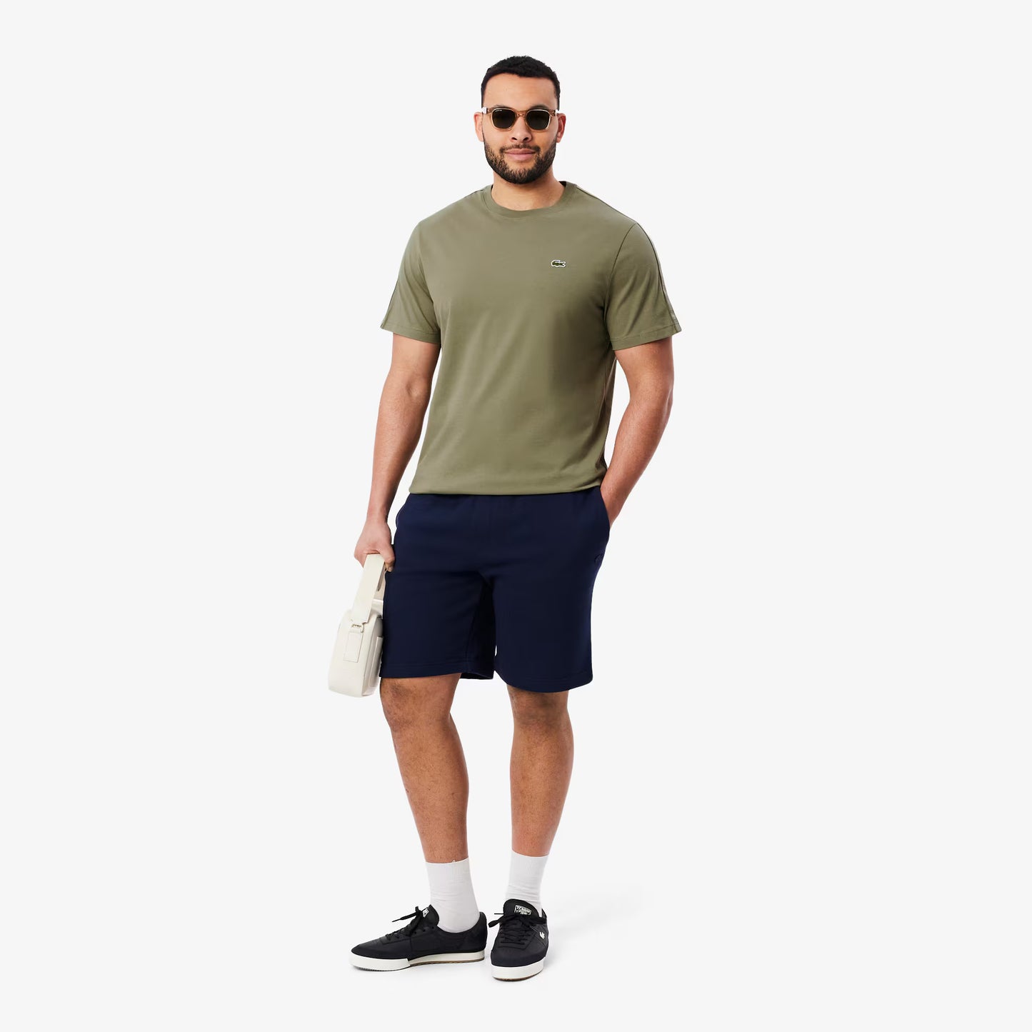 T-Shirt mit Markenstreifen