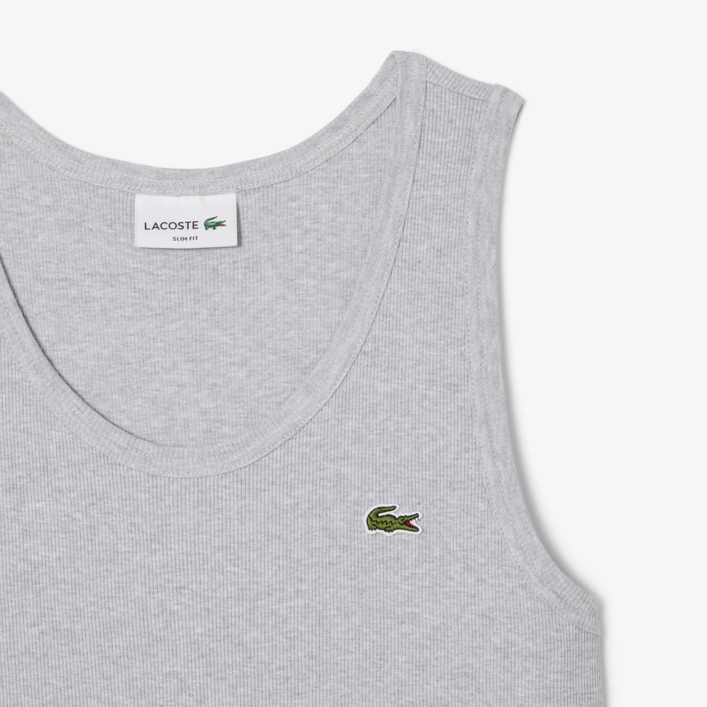 Slim Fit Ribbed Cotton Tank Top