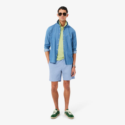 Regular Fit Stretch Cotton Shorts