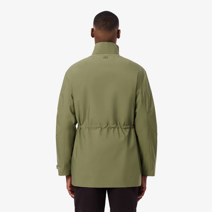 Mid-Length Water-Repellent Windbreaker Jacket