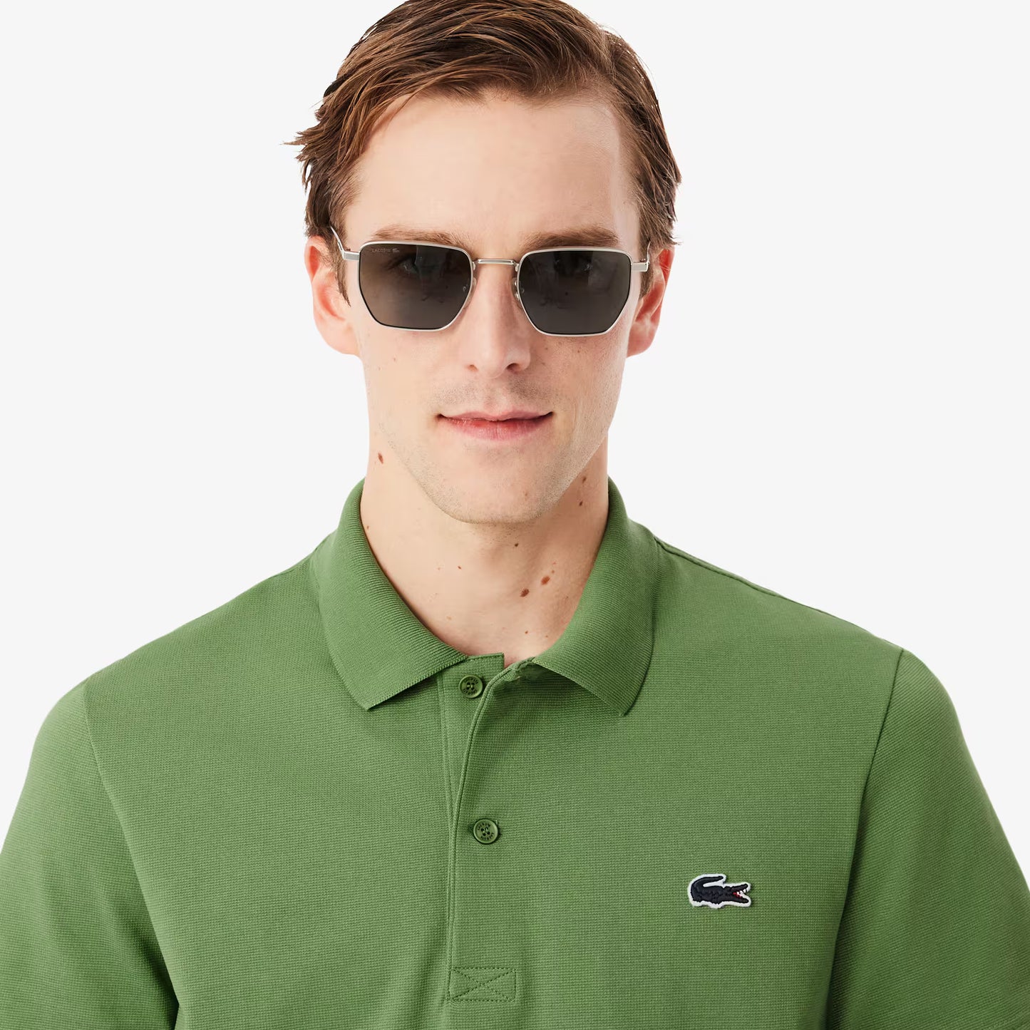 Regular Fit Cotton Blend Polo Shirt