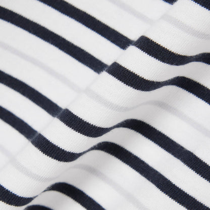 Gestreiftes Baumwoll-T-Shirt