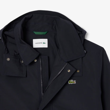 Parka mi-longue à capuche déperlante