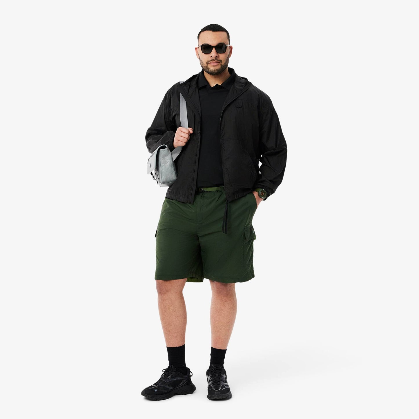 Blouson en nylon imperméable et compressible
