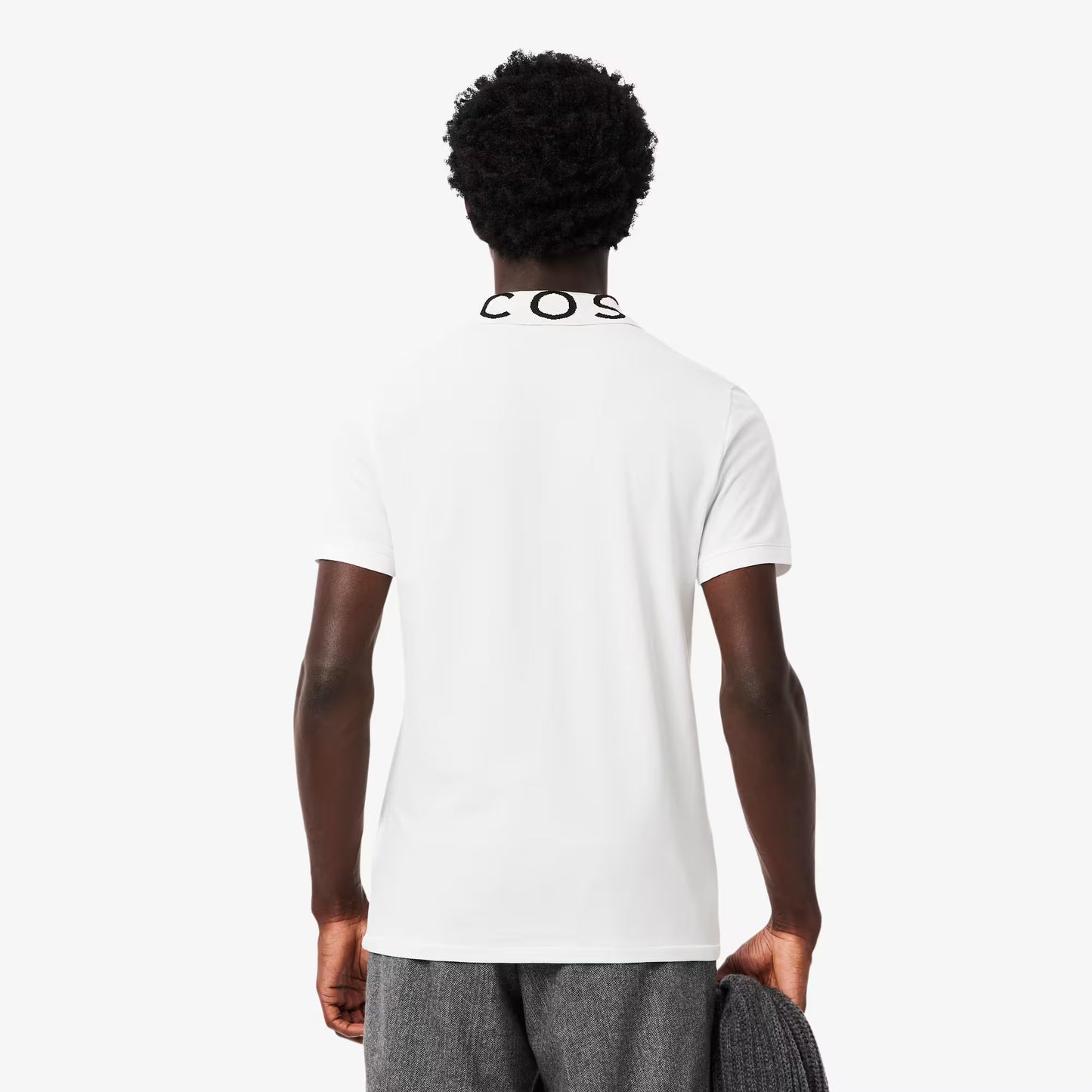 Slim Fit Jacquard Branded Polo Shirt